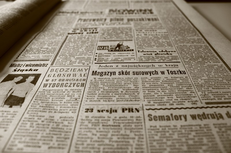 old newspaper newspaper the 1960s retro sepia old 4k