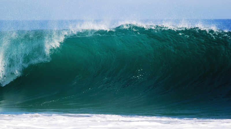 ocean wave sea water tide tidal beach surf 4k