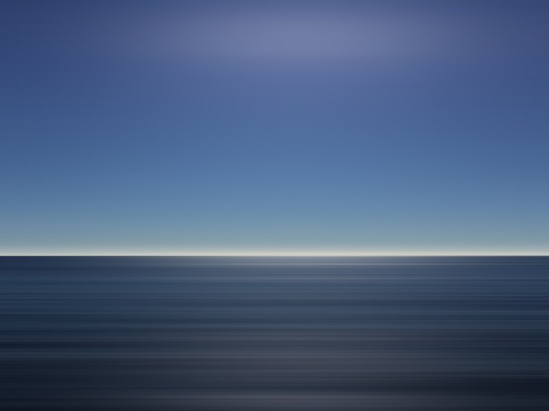 ocean sky blue calm tranquil horizon vacation 4k