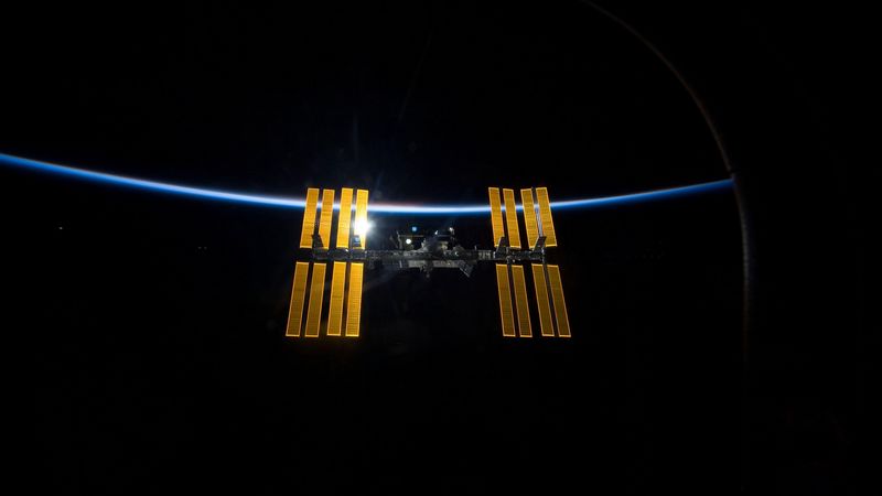 space, station iss, world, laboratory, light, 4k
