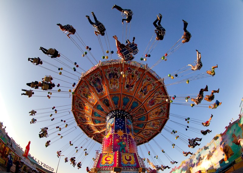 munich oktoberfest ride carousel fun joy 4k