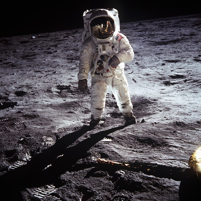 moon landing apollo 11 nasa buzz aldrin 1969 4k