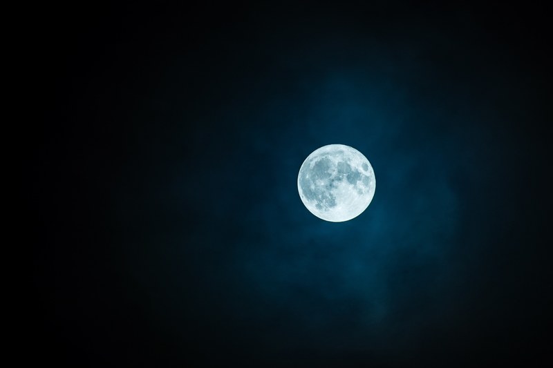moon the fullness of sky mystery nature lunar 4k