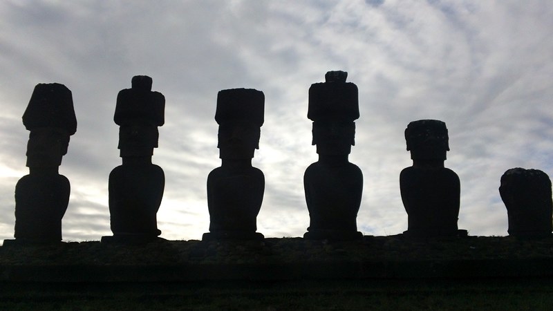 moai easter island statue easter island rock 4k