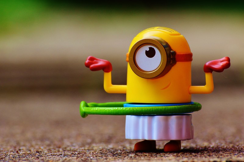 minion funny toys children figure cute 4k
