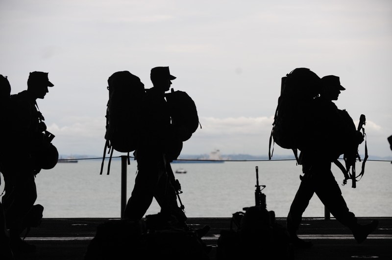 military men departing service uniform packs 4k