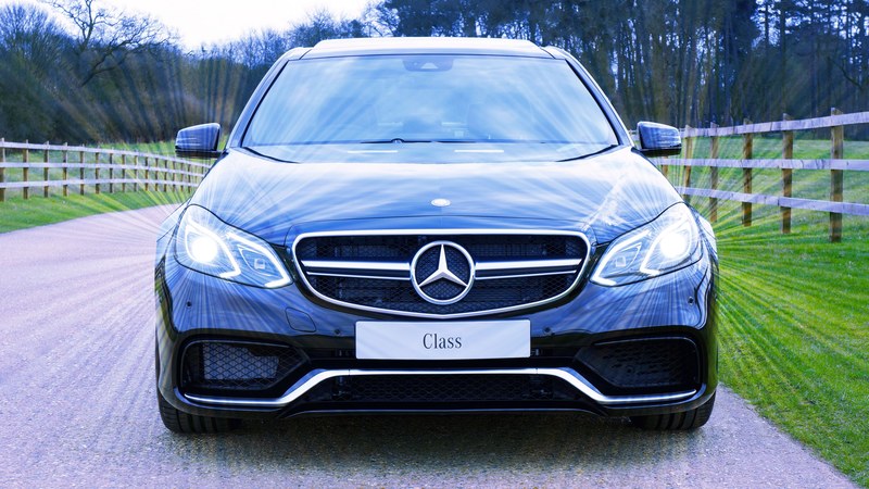 mercedes car transport luxury auto motor design 4k