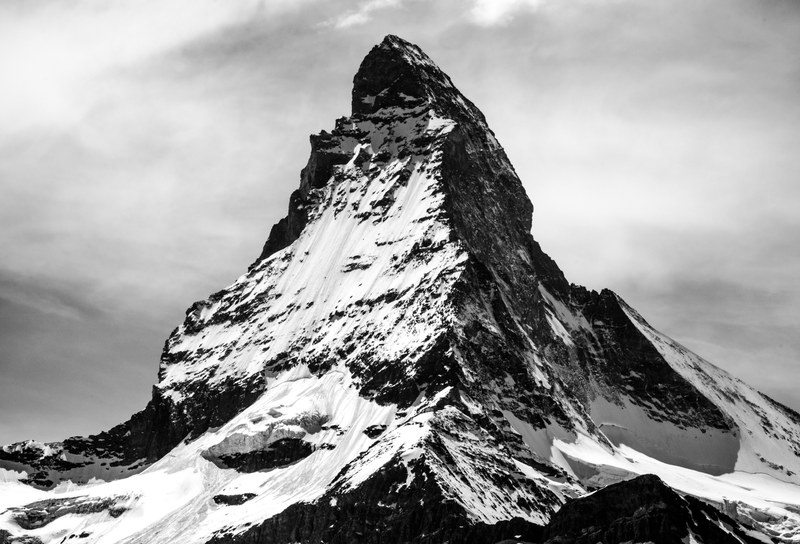matterhorn switzerland mountain alps nature europe 4k