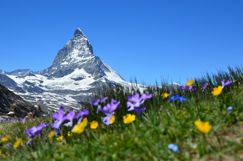 matterhorn alpine zermatt mountains gornergrat 4k