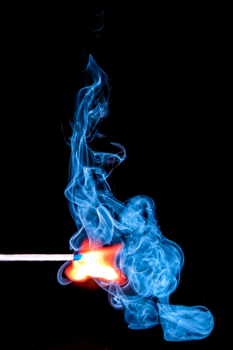 match sticks smoke ignite fire lighter ignition 4k