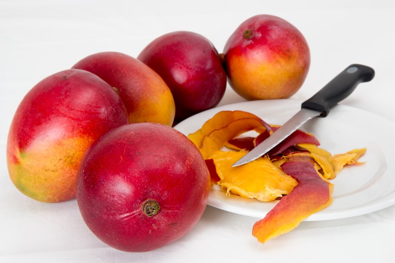 mango tropical fruit juicy sweet vitamin c healthy 4k
