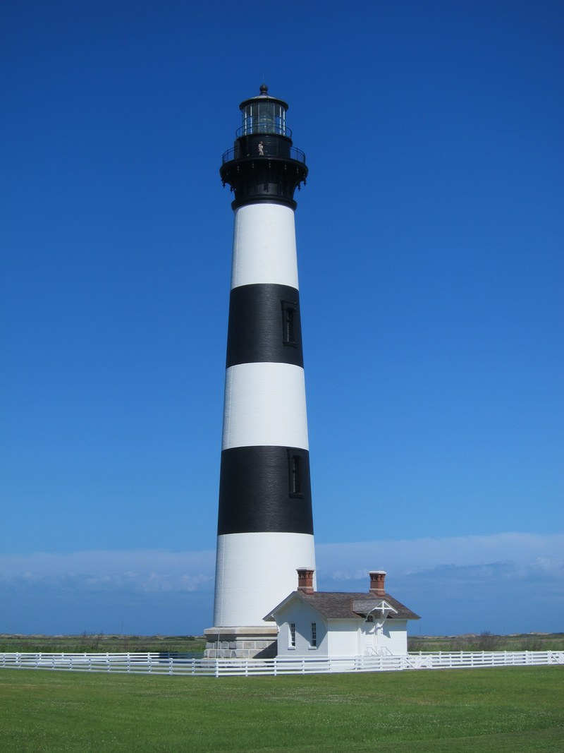 lighthouse bodie island north carolina tourism 4k