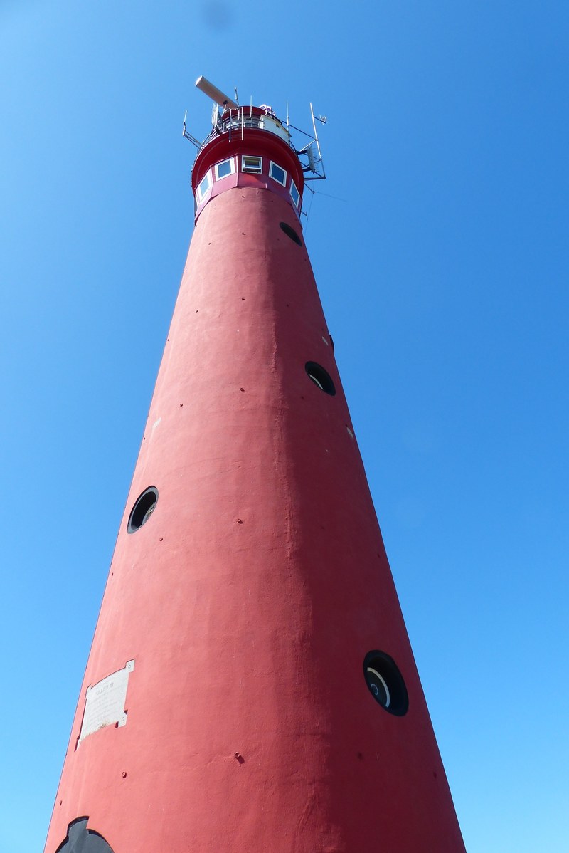 lighthouse schiermonnikoog island west frisian 4k