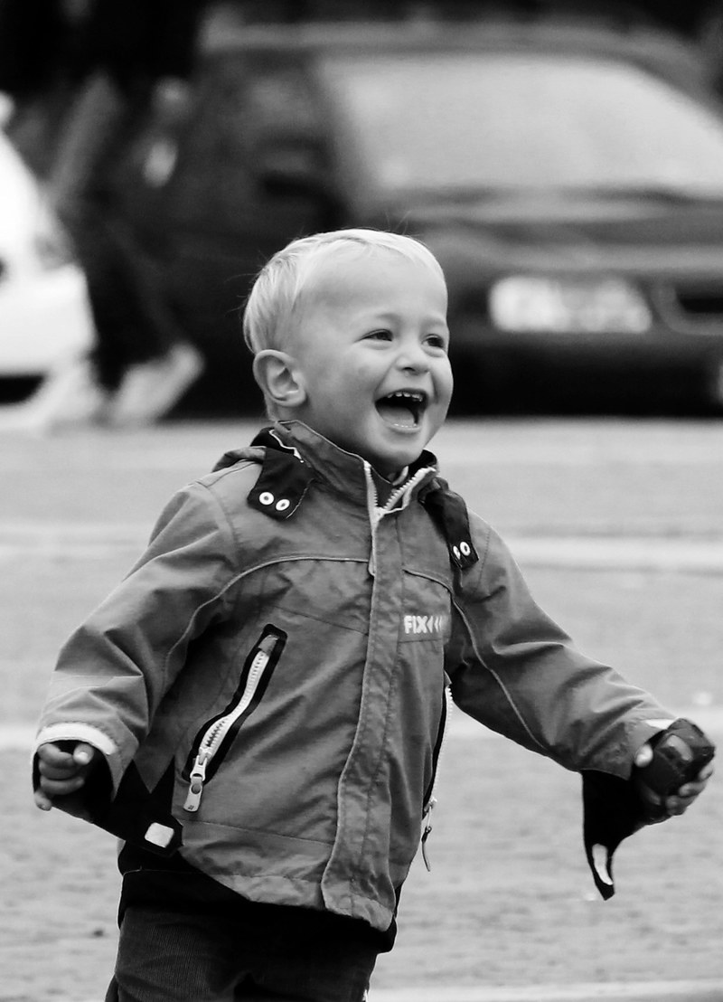 laughter fun happiness boy child toddler funny 4k