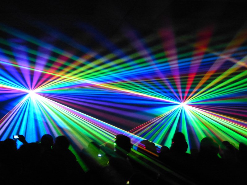 laser show laser show colorful color light 4k