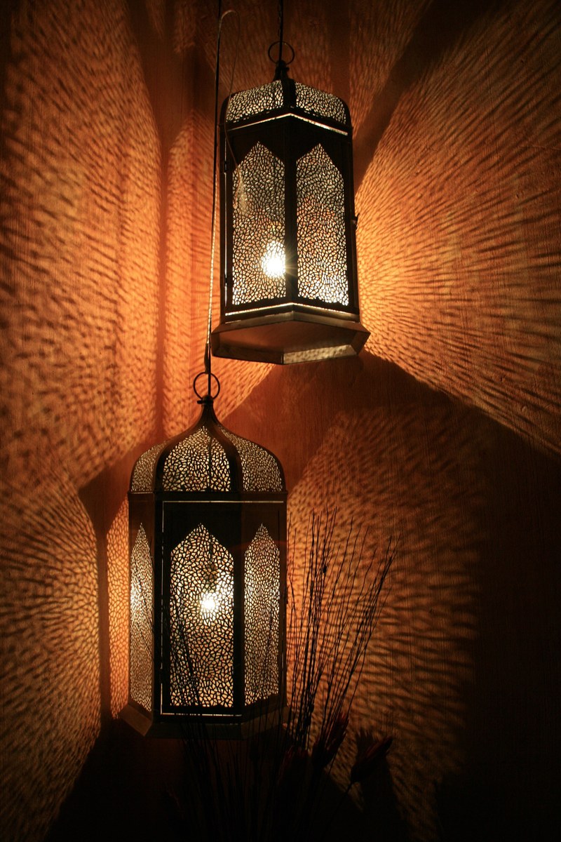 lanterns lamps decorative diffused light 4k