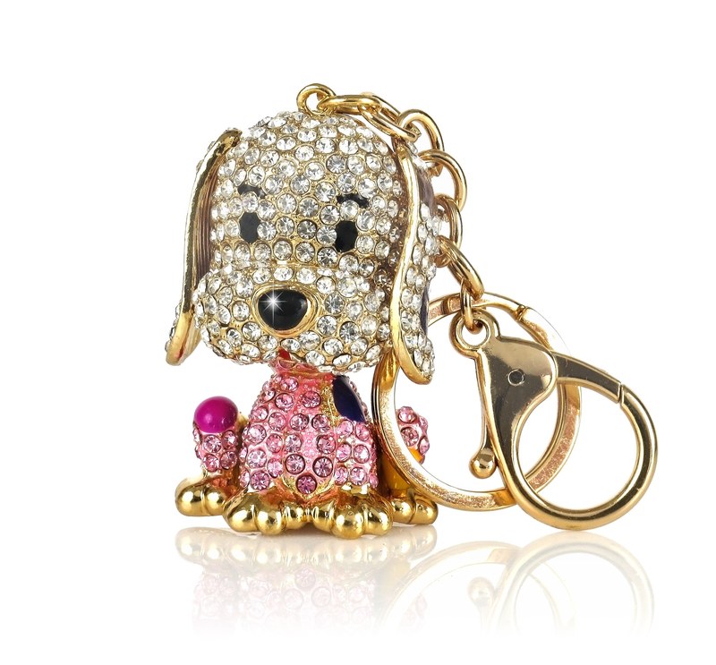 key ring keychain key ring pendant doggy colored 4k