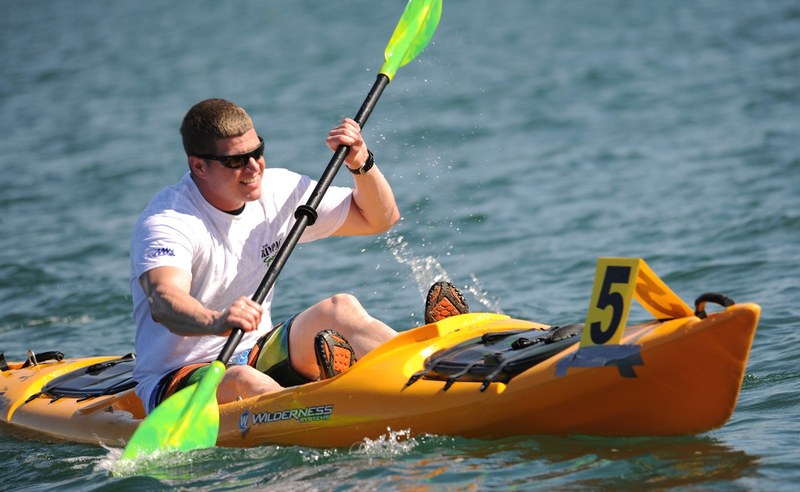 kayaking kayaker kayak water sports water sport 4k