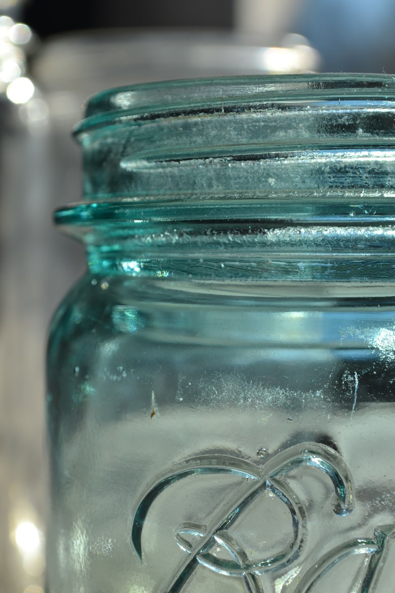 jar ball jar glass glass jar container bottle 4k