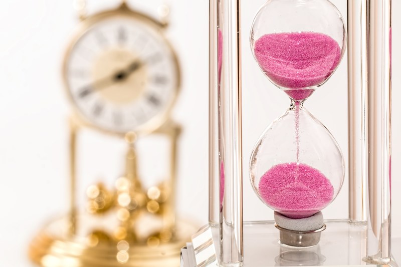 hourglass clock time deadline hour rush hurry 4k
