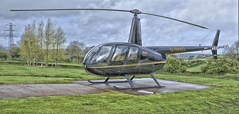 helicopter aviation robinson r44 chopper hdr 4k