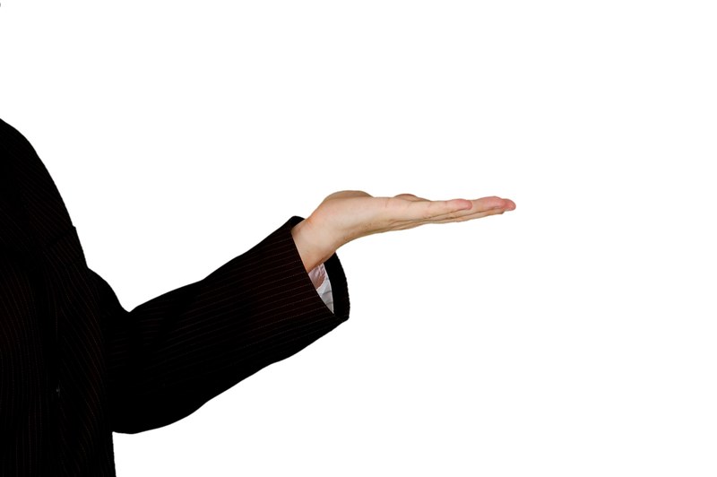 hand the hand gesture stick business 4k