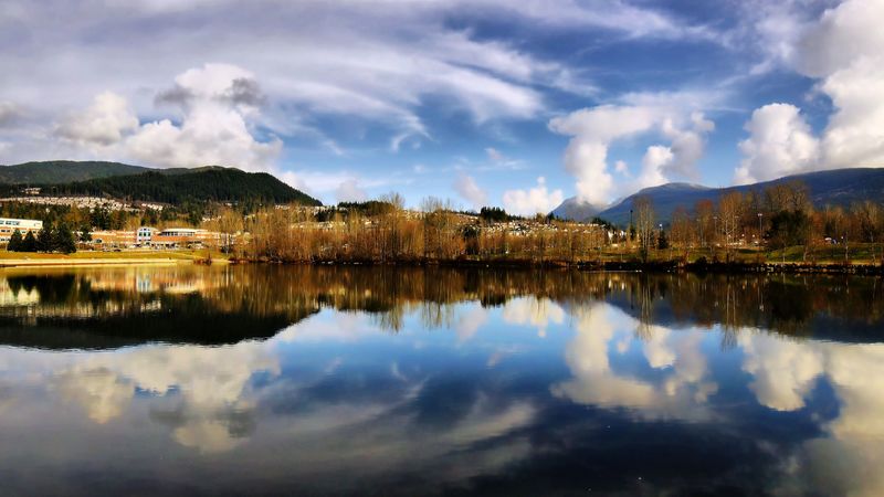 coast, land, island, reflection, water, 4k