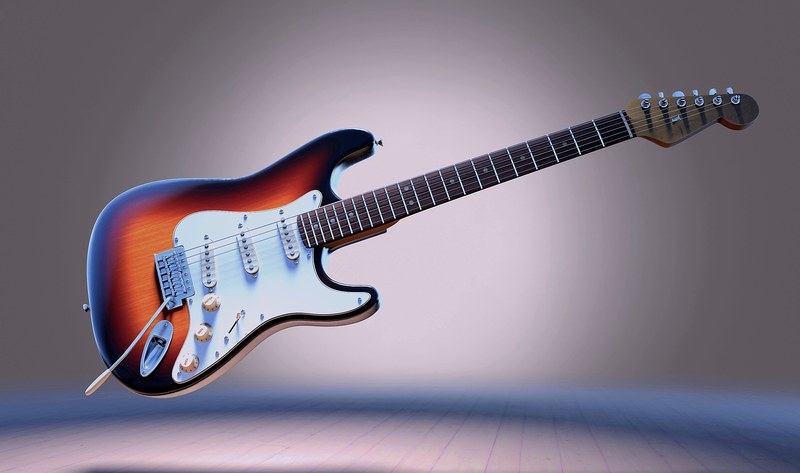 guitar electric guitar stringed instrument 4k