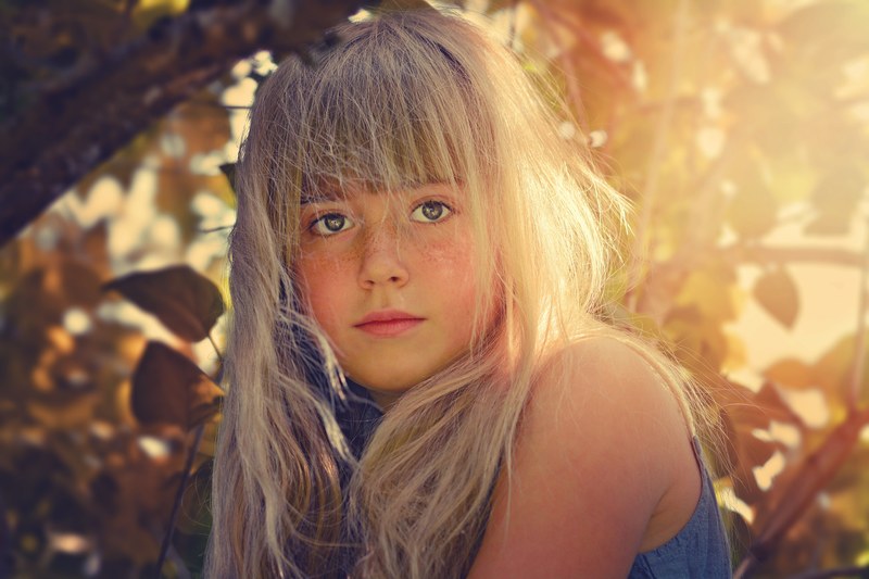 girl child pretty person human female blond 4k