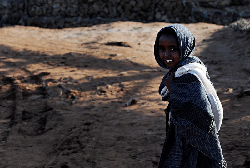 girl ethiopian child portrait smiling youth young 4k
