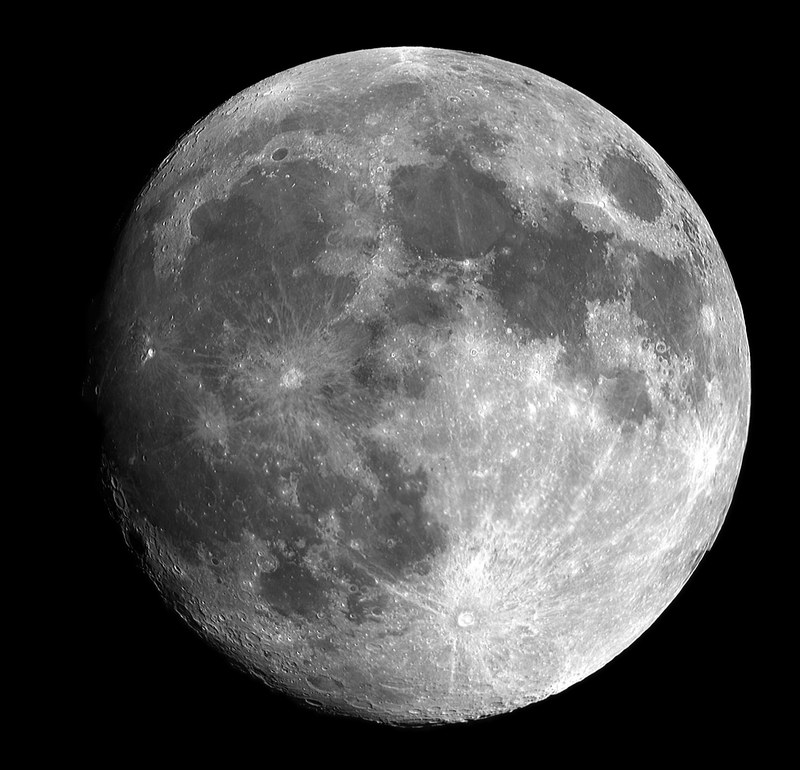 full moon moon bright sky space moonlight lunar 4k