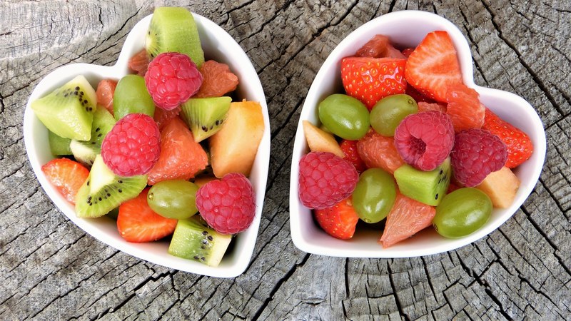 fruit fruits fruit salad frisch bio healthy heart 4k