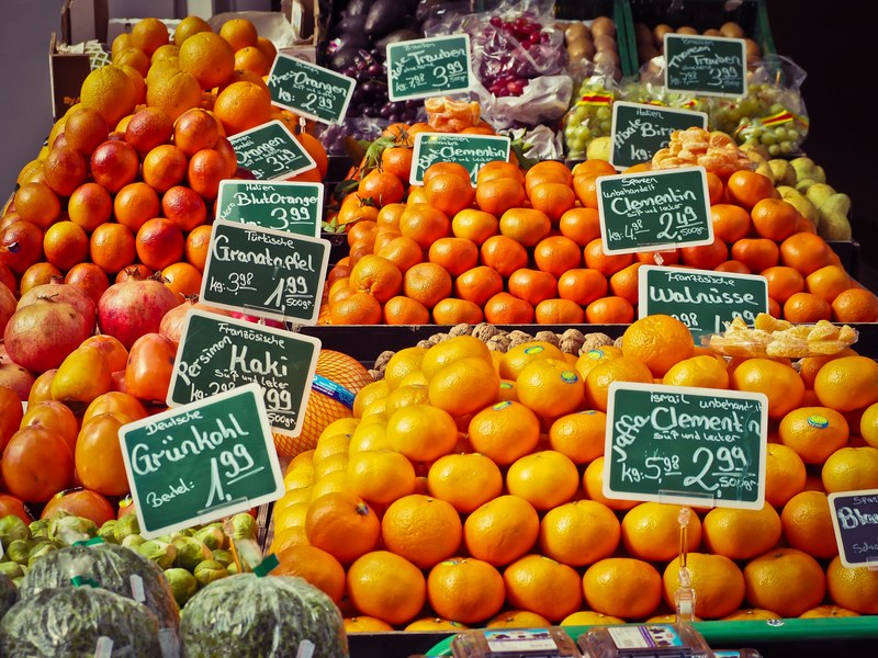 fruit fruit stand fruits market stall healthy food 4k