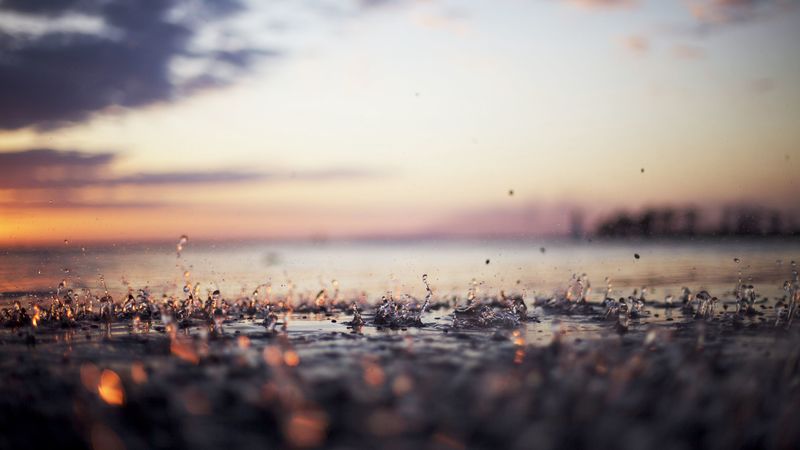 drop, spray, water, liquid, 4k