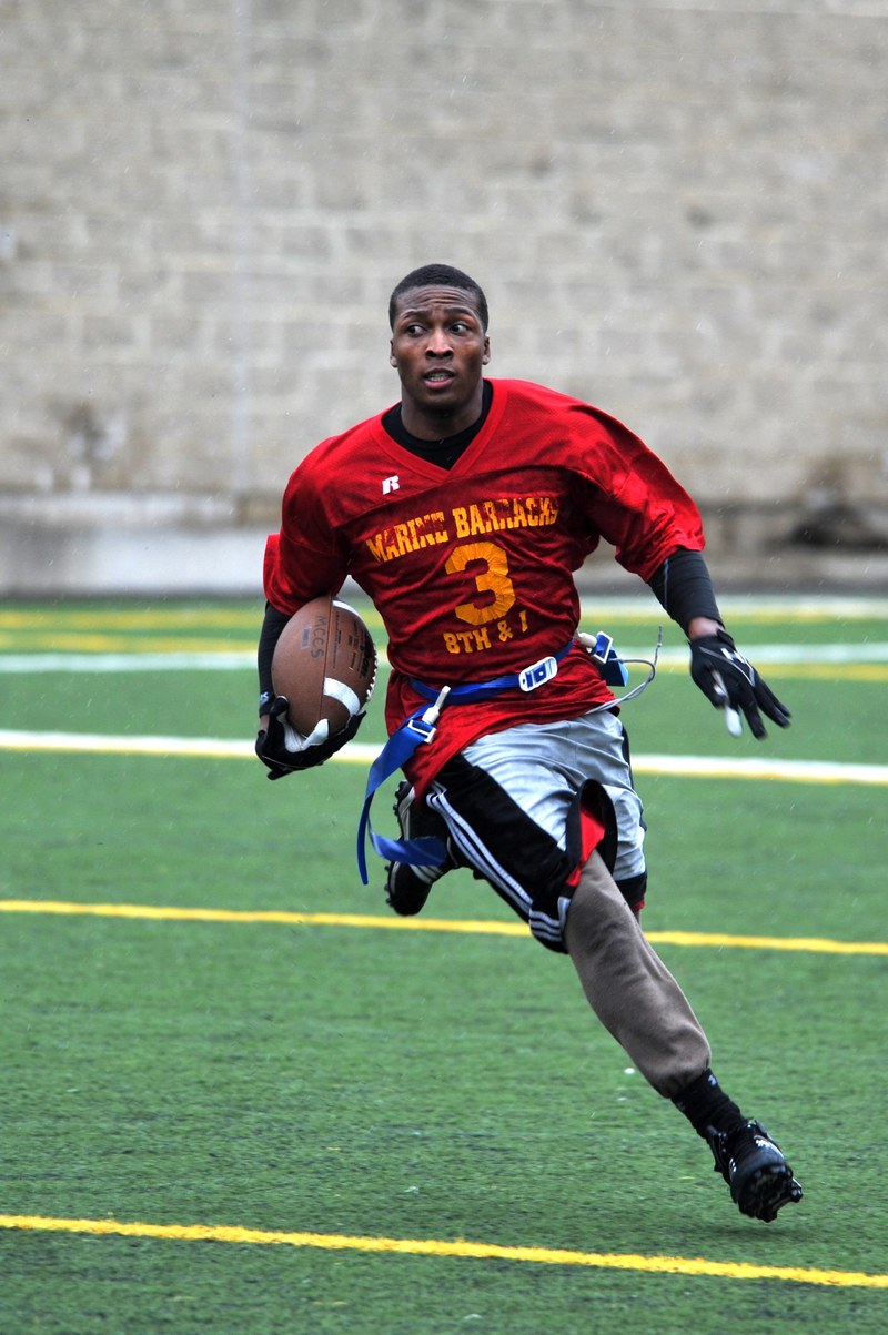 football flag american football ball carrier 4k