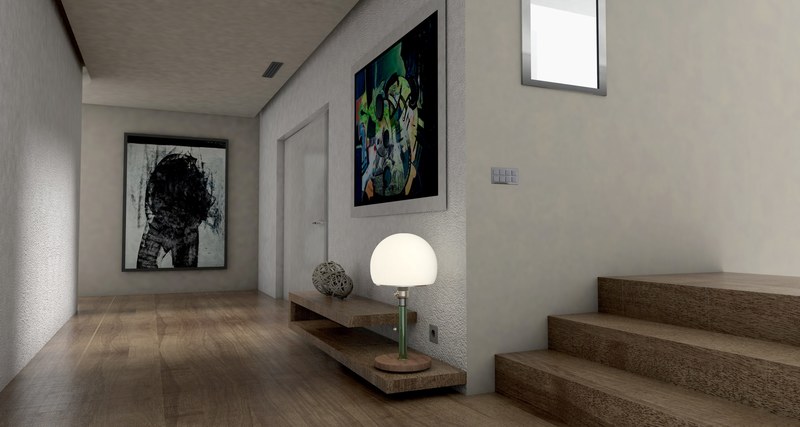 floor gang input entrance hall lichtraum gallery 4k