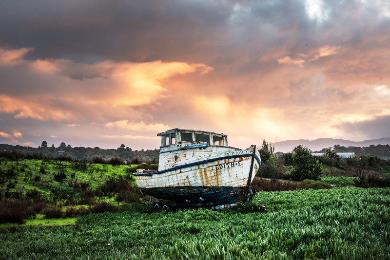 fishing boat ship boot fishing port sea mood 4k