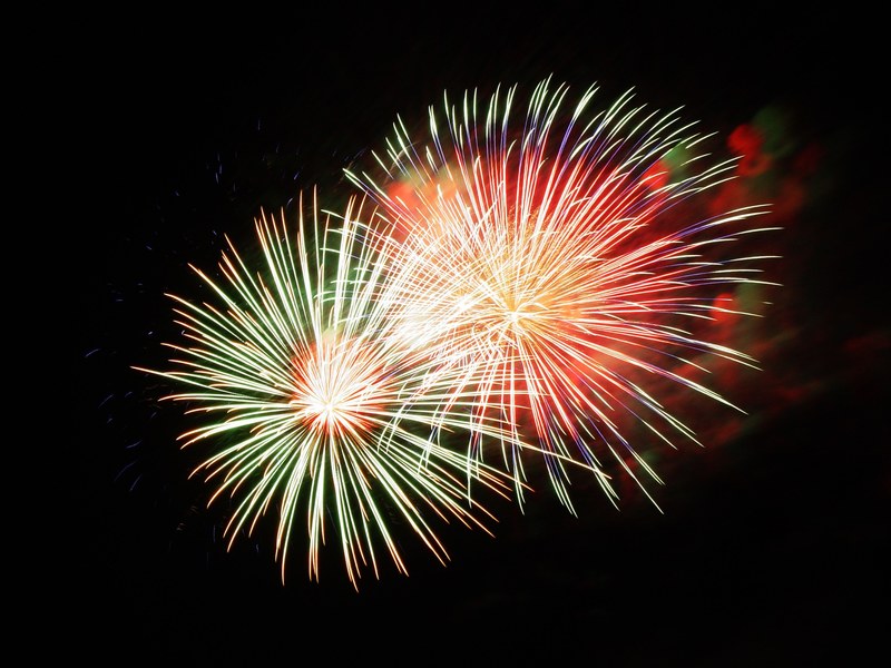 fireworks pyrotechnics fireworks art event 4k