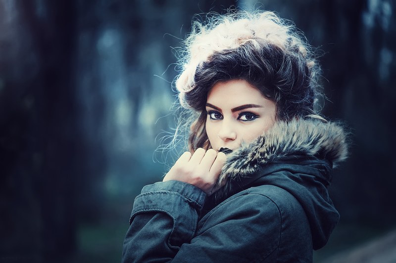 fashion beauty model portrait girl woman hair 4k