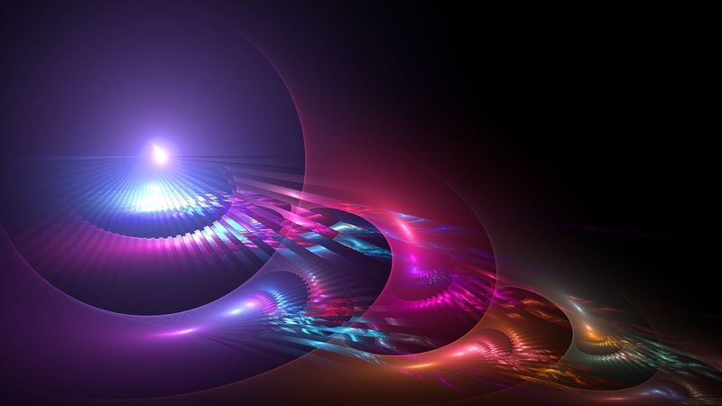 way, line, movement, light, 4k