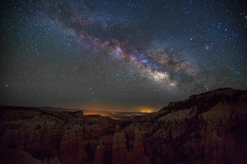 fairyland canyon utah park milky way national park 4k