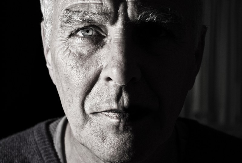 face portrait man male head old phantom shadow 4k