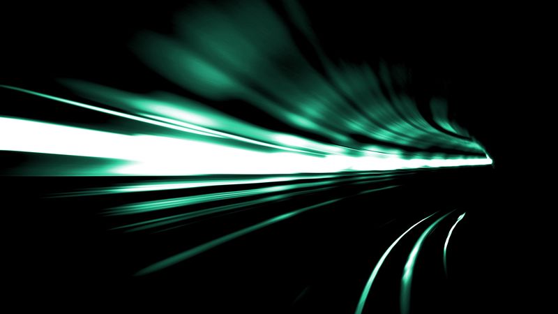 rotation, shadow, light, tunnel, speed, abstraction, 4k