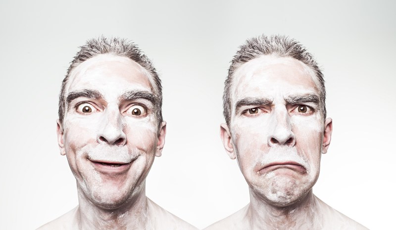emotions man happy sad face adult male people 4k