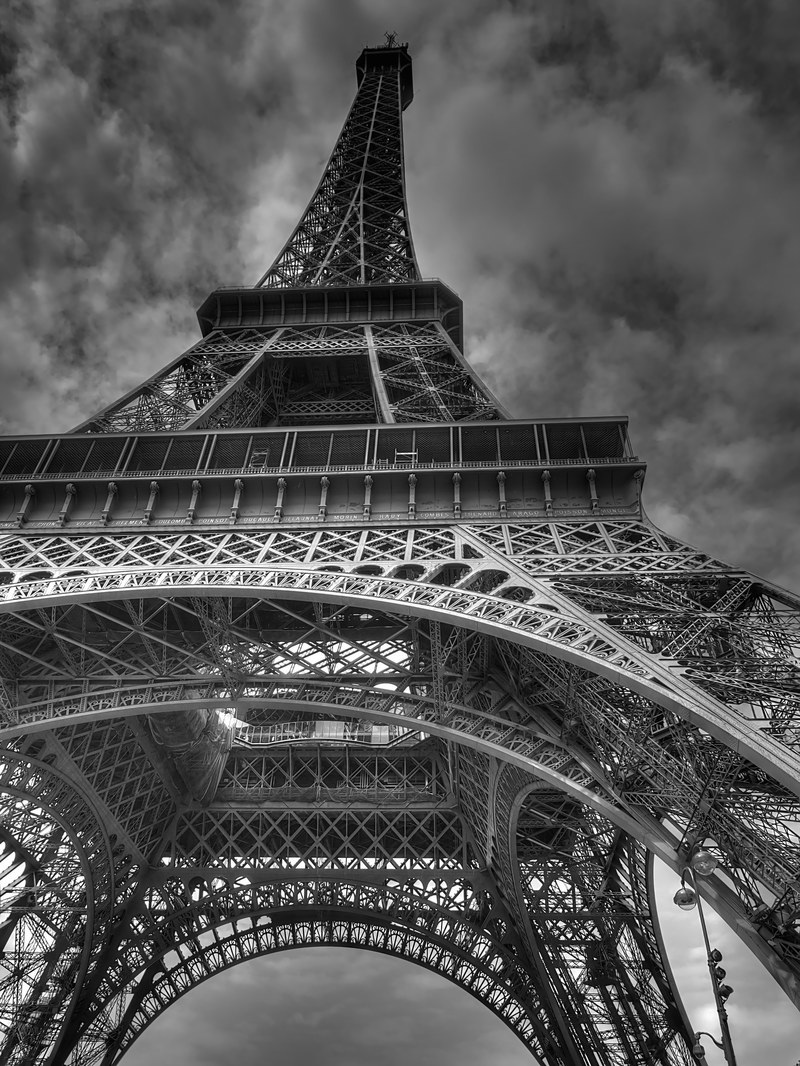 eiffel tower tower paris france worlds fair 4k