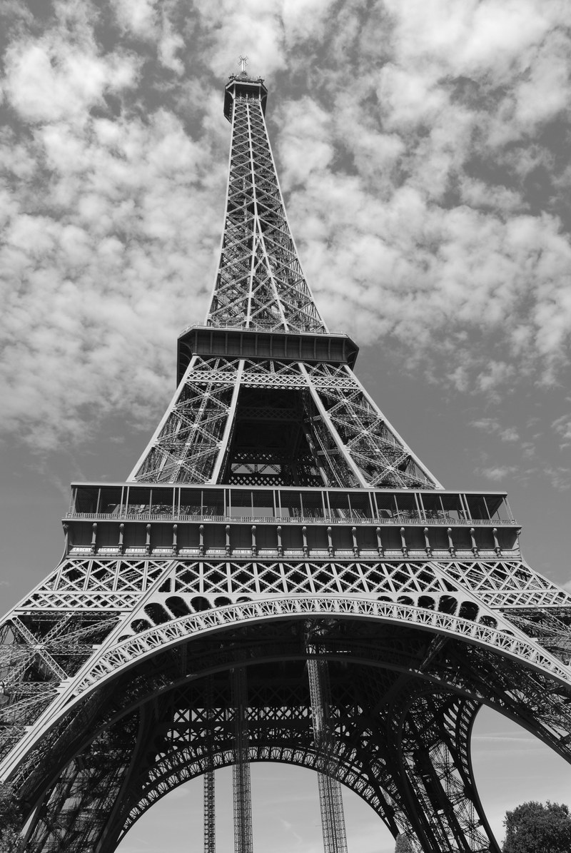 eiffel tower paris france tower landmark europe 4k