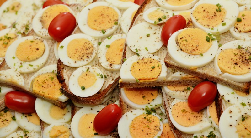 egg sandwich egg bread yolk boiled eggs 4k