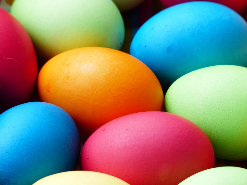 egg colorful easter eggs easter paint color 4k