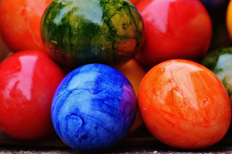 easter easter eggs colorful happy easter egg 4k