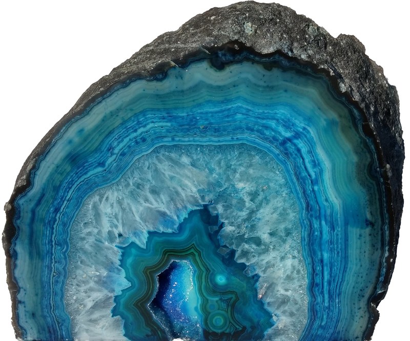 druse geode gem gemstone agate stone agate 4k